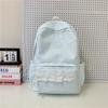 Schoolbag Japanese ins style girl backpack female middle school student schoolbag high value lace edge light leisure travel backpack