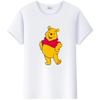 Cute Summer Blouses White Tees Harajuku Tshirt Gothic Clothes Tops Cartoon Pooh Tigger Graphic T-shirt Unisex
