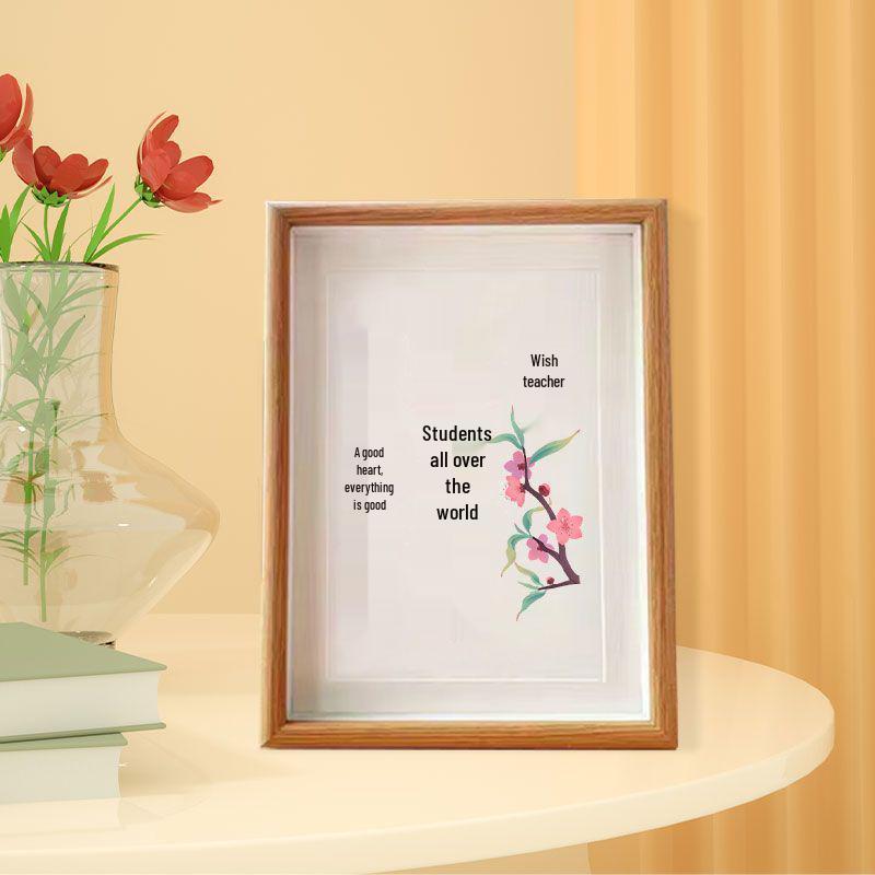 Teacher's Day Calligraphy & Painting Desktop Ornament Photo Frame