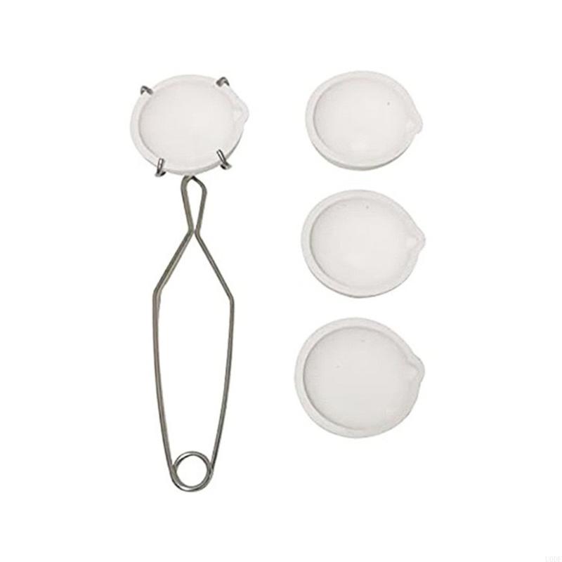   Heavy Duty Melting Crucible Bowl Dish Cup Collection Includes Multiple Capacity Bowls And Tongs For Extreme Heat Casting