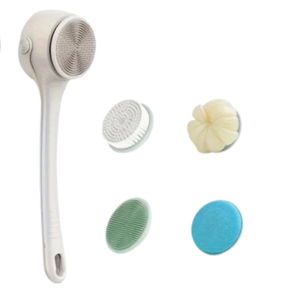 Deep Cleaning Double Handle Bath Brush Double Handle Long Handle Shower Brush  Home Commodity