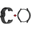 Case+Strap for Samsung Galaxy Watch 7 6 5 4 40mm 44mm Silicone Official Band PC Protector Cover Bumper Galaxy Watch 6 Accessorie