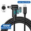 100W PD PD Trigger Charging Cord Digital Display DC Charging Lead  Mobile Workstation