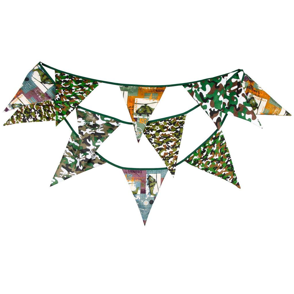 Large Cotton Triangle Flags for Parties and Outdoor Events