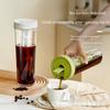 Bouilloire de réfrigérateur grande capacité, tasse d'extraction de café, thés aux fruits, tasse d'eau froide, infusion à froid en extérieur avec filtre, livraison directe