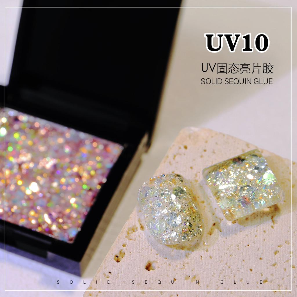 Nail Art Japanese Uv Solid Sequin Glue Nail Polish Glue Phototherapy Glue Solid Glitter Sequin Glue Factory