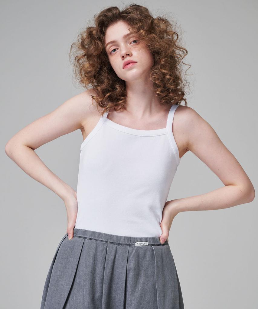 MALOUPE 5209 Sleeveless T-Shirt (White)