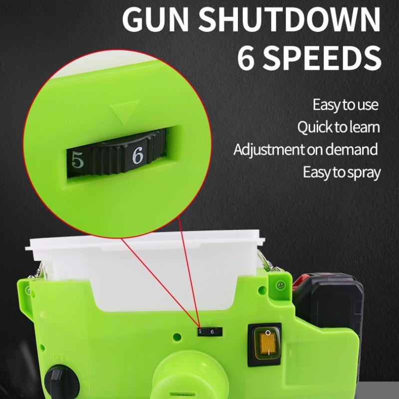 1.7L Backpack Type Handheld  Spraying Machine Portable Lithium Battery Wall Repair Machine High Pressure Airless Spray Painting Equipment