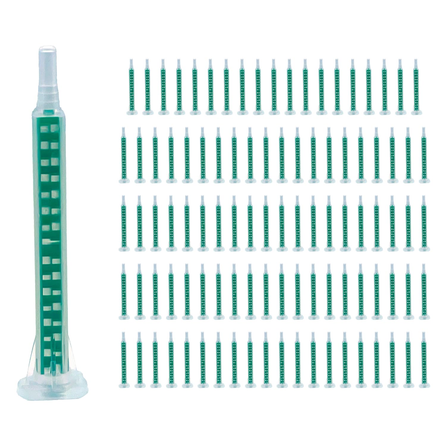 

Смесительные насадки Shymie, совместимые с клеями Loctite, Megmix, Grasp, Meg, Gunpla, для автомобилей и эпоксидными клеями (Набор из 100 предметов)