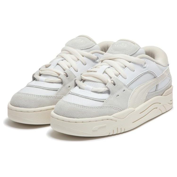 PUMA 180 Unisex White Beige Low Top Lifestyle Sneakers 389267-16