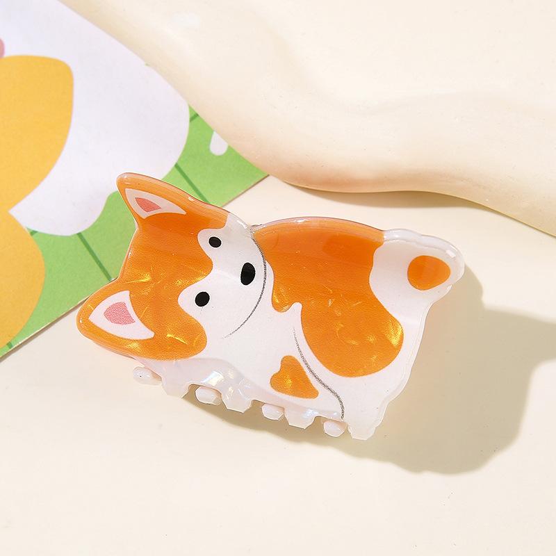 Creative Funny Acrylic Coffee Cup Design Hair Clip Elegant Fashion Shark Clip Hair Accessories