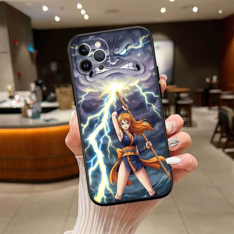 One Piece Nami Phone Case for Samsung S20 S21 S21S S22 S23 S24 FE Ultra Plus Lite F06 F16 M06 M16 M56 A07 A17 A36 A37 A55 A57