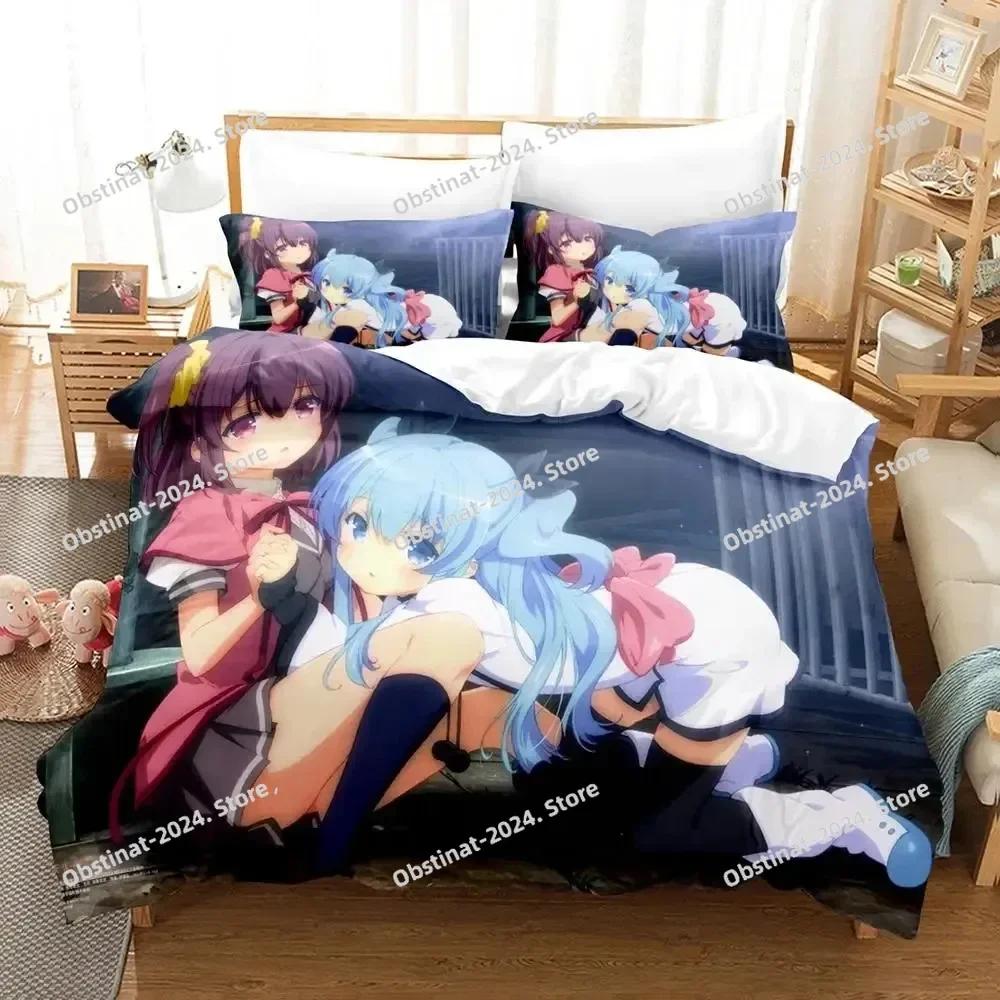 Anime Sora No Method Celestial Method Bedding Set Printed With Pillowcase Duvet Cover Soft Single Double Queen Super King Size