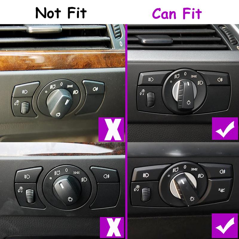 E60 E70 E71 E72 E89 Car Front Headlamp Switch  Headlight Rotary Knob Button Cap For BMW 5 Series X5 X6 Z4 2007-2015 61319134725