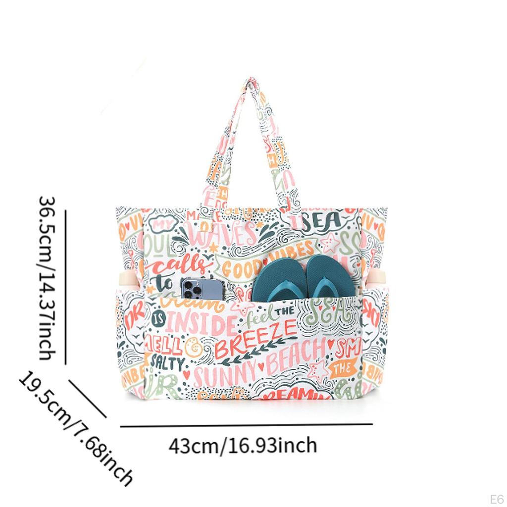 Bag Beach Tote for Swimming Pool Vacation Travel