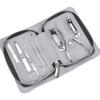 Stainless Steel Nail Clipper and Cuticle Scissors Set with Nail File - Manicure Tools for Grooming