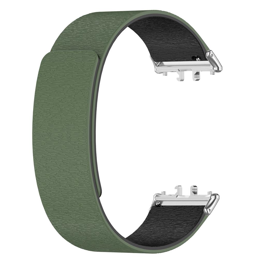 Magnetic Silicone Band For Samsung Galaxy Watch Fit 3 Two Tone Sport Strap For Galaxy Watch Fit 3 Smartwatch Elastic Bracelet