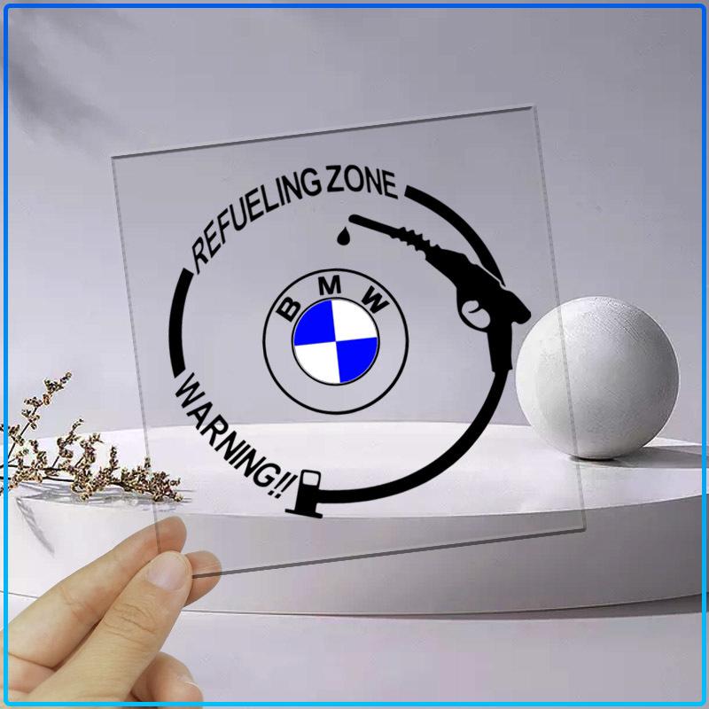 Car Badge Vinyl Reflective Fuel Tank Cap Stickers Decal Accessories For BMW M Performance 1 3 5 7 Series M3 M4 M5 M6 X1 X3 X5 X6 X7 E30 E34 E36 E39 E4