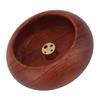 Incense Holder for Sticks Wooden Copper Small Round Incense Aromatherapy Plate for Tea Ceremony