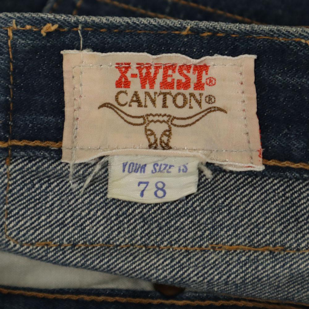 CANTON 70s Vintage Made in Japan Tapered denim pants 78 jeans Men's Used
