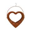 Decorative Plant Hanging Holder Heart Shape Hanging Planter Pot with Hook for Enhancing Indoor and Outdoor Decoration