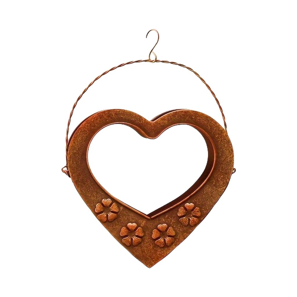 Decorative Plant Hanging Holder Heart Shape Hanging Planter Pot with Hook for Enhancing Indoor and Outdoor Decoration