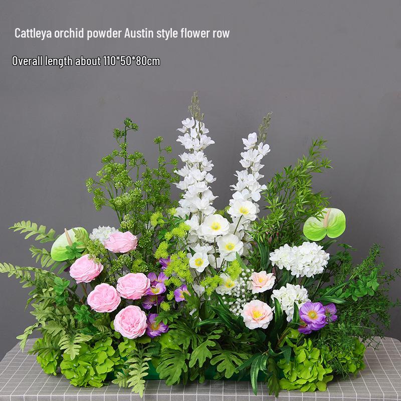 Mori Style Artificial Wedding Floral Aisle Decoration