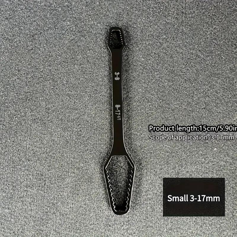 Double-Ended Adjustable Wrench | 3-17mm Size Range for Automotive Repair & Household Use | General Purpose Tool