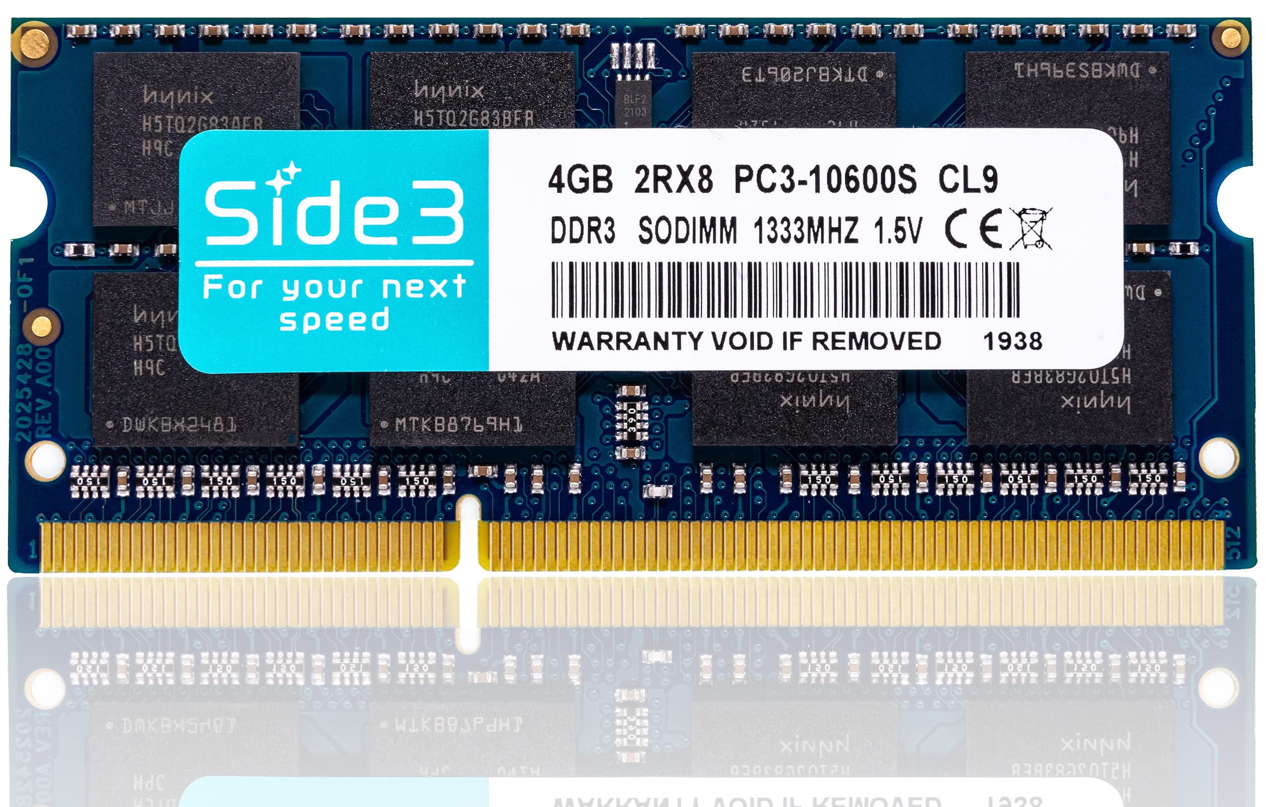 

SONY VAIO compatible memory 4GB notebook PC expansion PC3-10600 DDR3-1333 синій