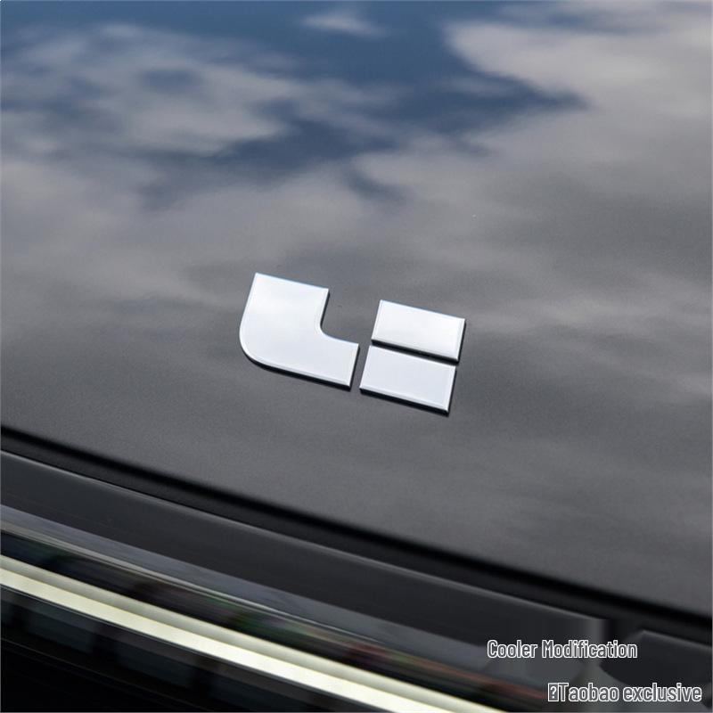 Ideal L9-L6 Black Hood and Tailgate Emblem/Lettering Sticker Set