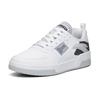 new Anta Anti Slip And Wear Resistant Lightweight Low Top Skateboard Shoes Gray White