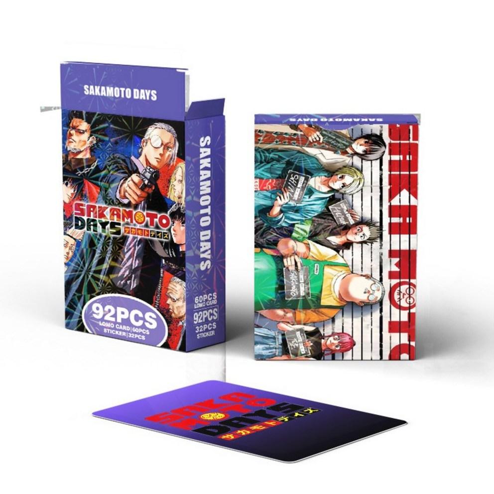 Sakamoto Days Goods LOMO Illustration Photocard 60pcs + Mini Sticker 32pcs