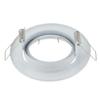 1/10PCS Modern Recessed Downlight Lamp Frame, GU10 MR16 Ceiling Spot Light Black White Nickel Round Spotlights Cut-Out 70mm