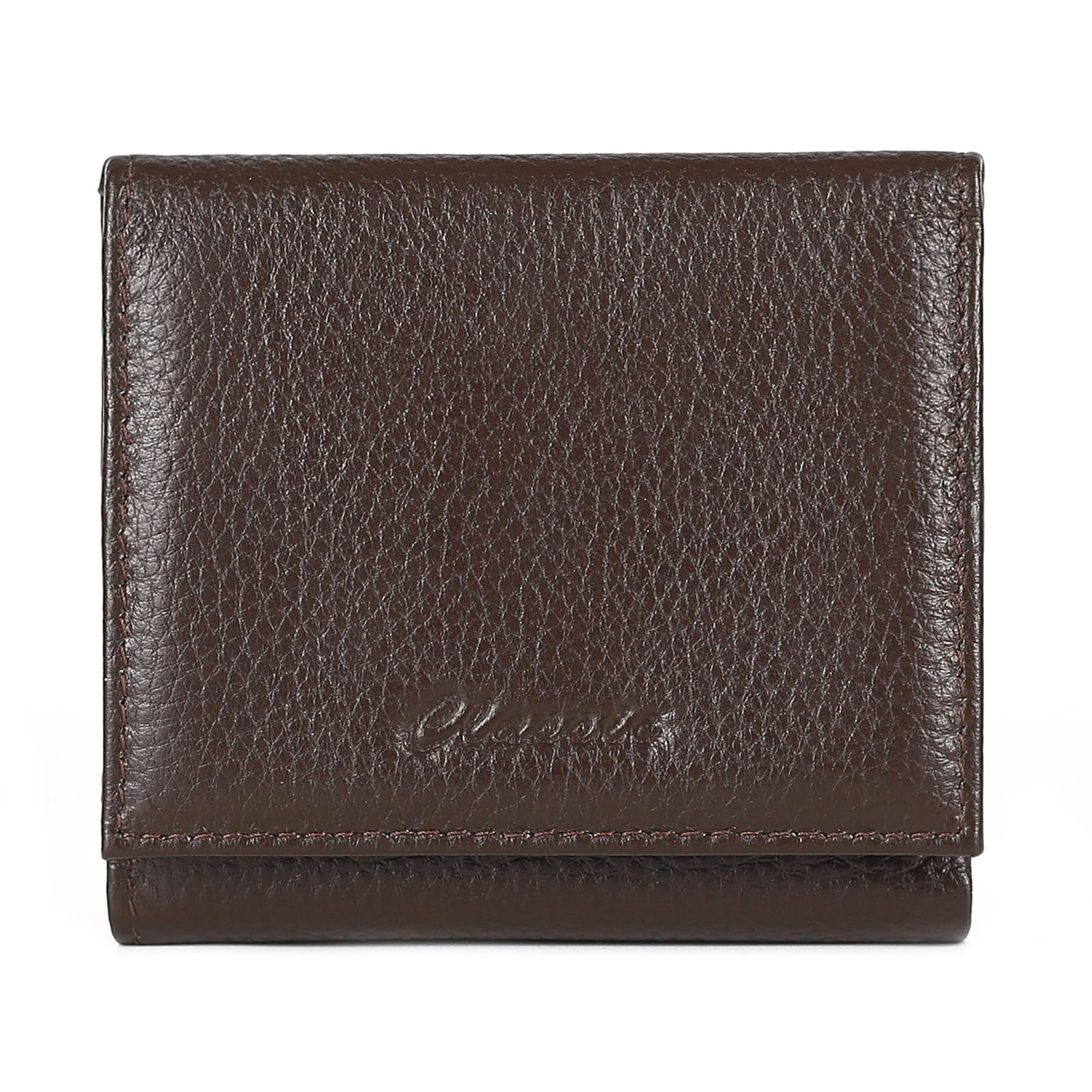 

Кошелек бифолд для мужчин и подлинный мини-дорожный кошелек с магнитным карманом для карт и монет, подарочная коробка в комплекте [imeetu] Женский, Кожаный, Кошелек, Застежка, Компактный, кофейный