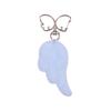 Y2K Sweet Plush Angel Wings Keychain Simple Butterfly Wing Keyring Pendant Bag Charms Backpack Hanging Decoration Couple Gifts