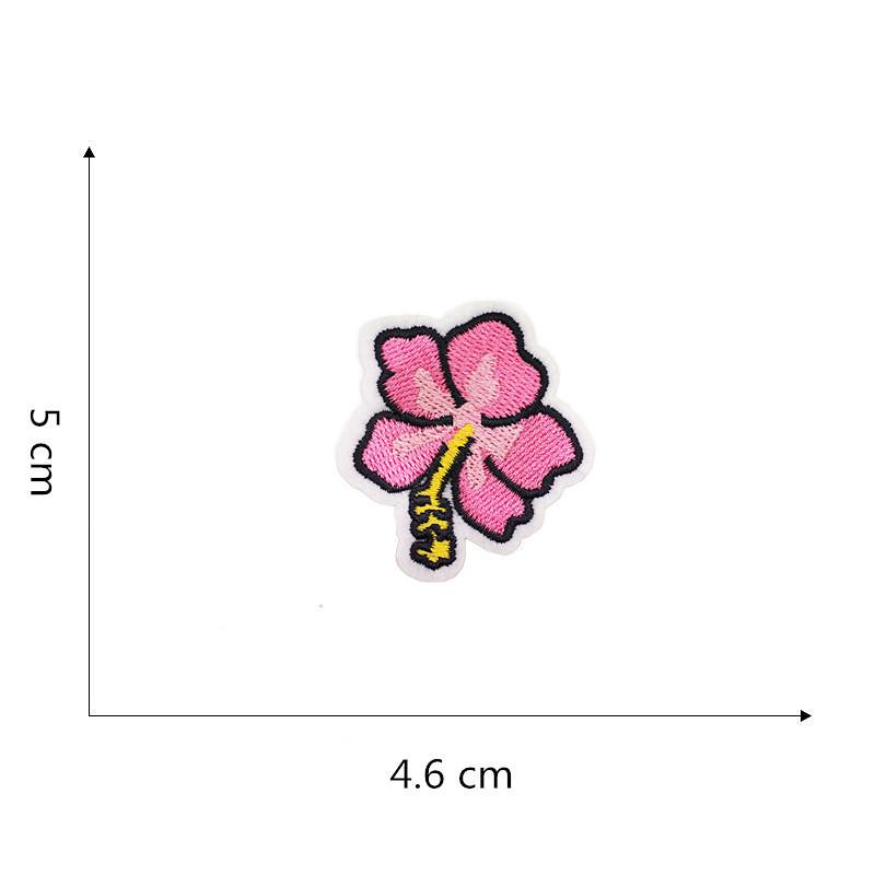 Vyšívaná látková nášivka: Kaktusové peří design pro opravu oblečení a kalhot