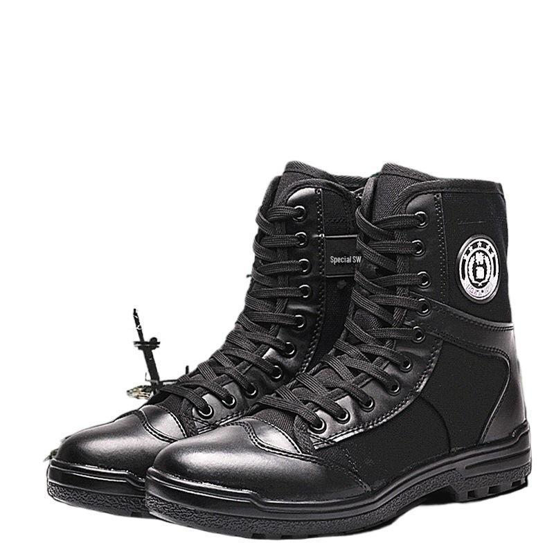 Ultra-Light Breathable Mesh Zipper Workwear Boots for Spring & Summer