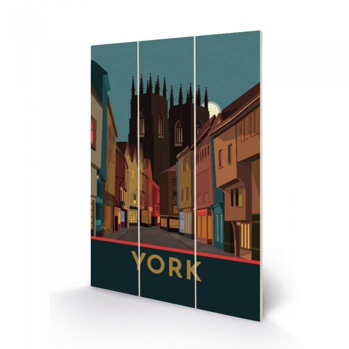 Mini placă din lemn Georgina Westley York