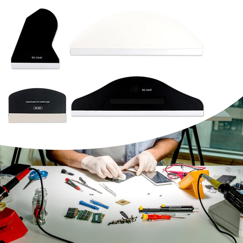 SS-064 Phone Film Scraper Universal Scratchproof Scraping Tool for Phone Computer Tablet Screen Protector Scrapers Tool