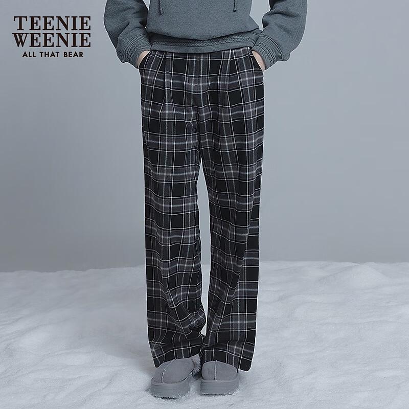 Teenie Weenie Women's Plaid Casual Long Pants