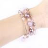 Fashion Faux Agate Beads Bracelet for Apple iWatch Series 1 2 42/38mm Women's Watch Band Strap