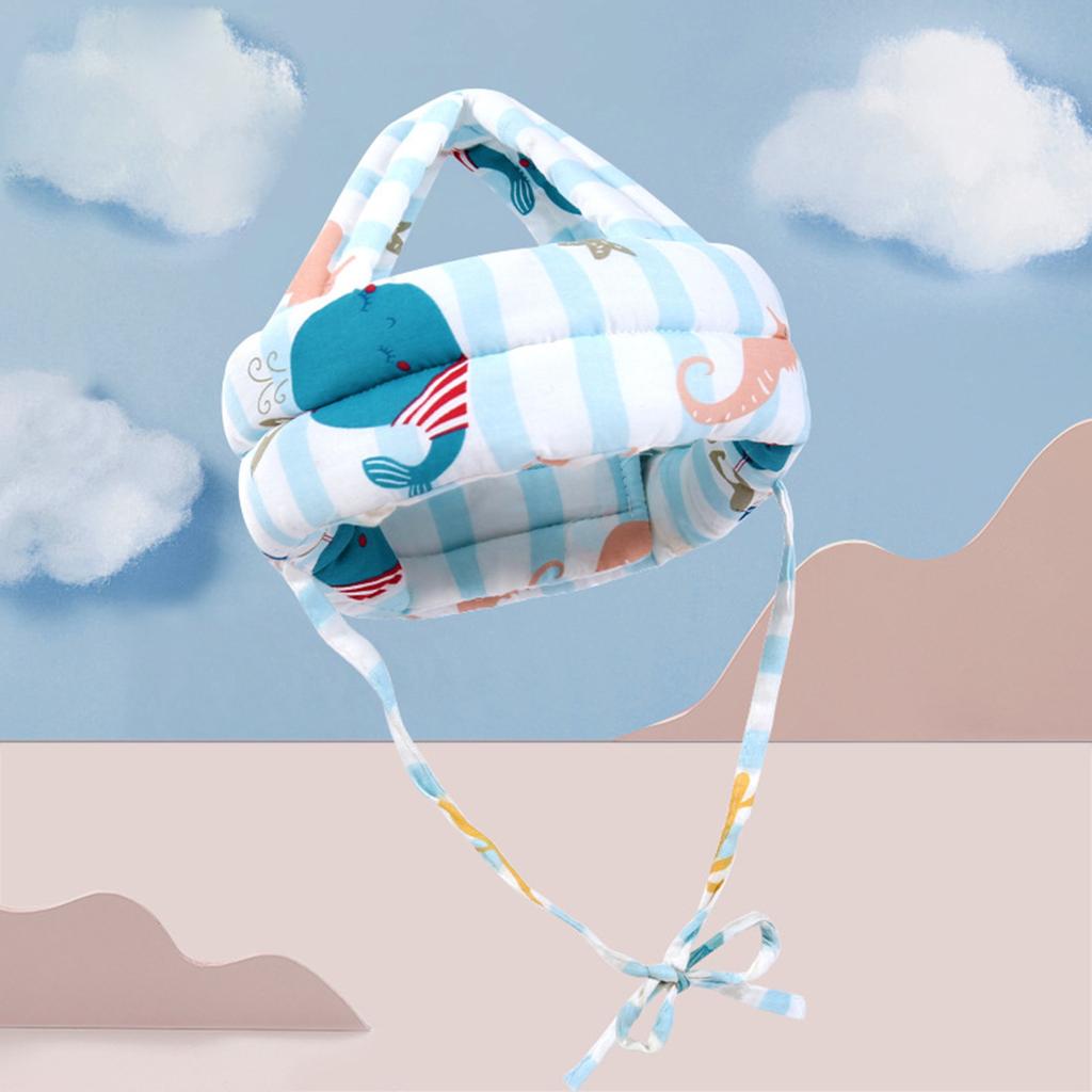 Småbarn Nyfødt Spedbarn Baby Gutter Jenter Beskyttelseshjelm Shatter-Resistance Hat