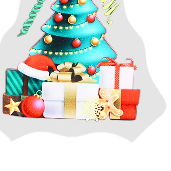 Winter Acrylic Ornaments Merry Christmas Hanging Ornament for Christmas Tree Frosted