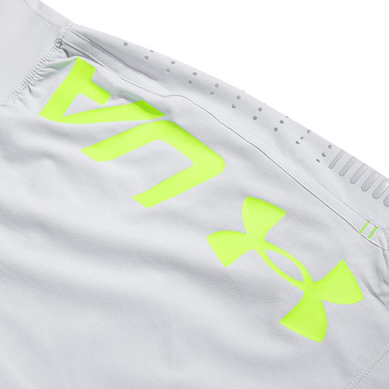Under Armour Minimalist Letter Logo Sports Casual Shorts Men shorts Light-Gray 1361486-014