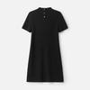 broadcast Women's Waist-Cinching Round-Neck Mid-Length Short-Sleeve Dress