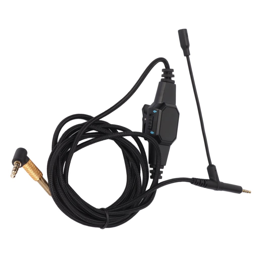 Earphone Replacement Cable 3.5mm to 2.5mm High Resolution Earphone Cable with Mic for AKG K490 NC