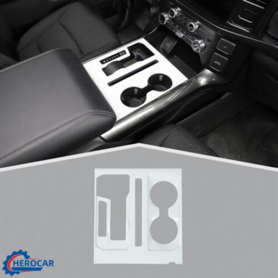 Central Control Gear Shift Water Cup Holder Panel Trim Cover For Ford F150 21+