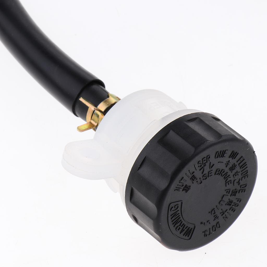 Rear Foot Brake Master Cylinder Universal Pump Folding Design with Oil Cup for Geely CK Brake Cylinder and Off-road Motorcycle