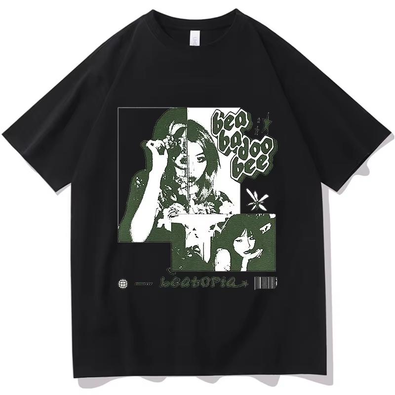 Summer Unisex Tshirt Printed With Patterns Summer Short Sleeved Street Style Casual Pure Cotton Clothing Tshirt