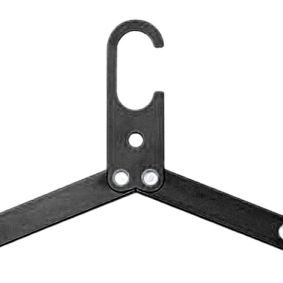 Tragbarer Kleiderbügel, platzsparend, multifunktionales Rillendesign, zusammenklappbarer Wäscheständer für den Außenbereich